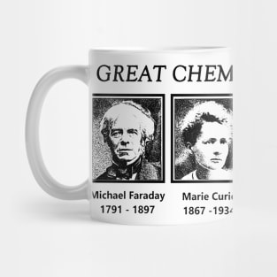 Darkblack - Great Chemists In History Black Mug